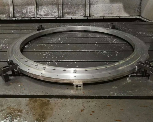 Non standard large diameter flange CNC milling of Longmen milling machine