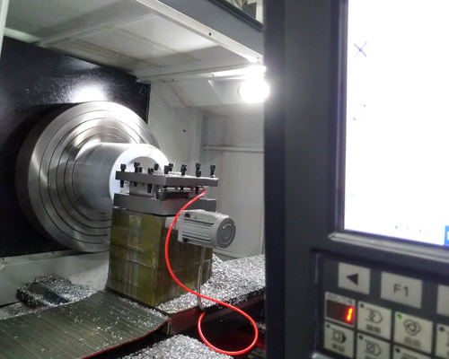 Large diameter cylinder CNC turning processing
