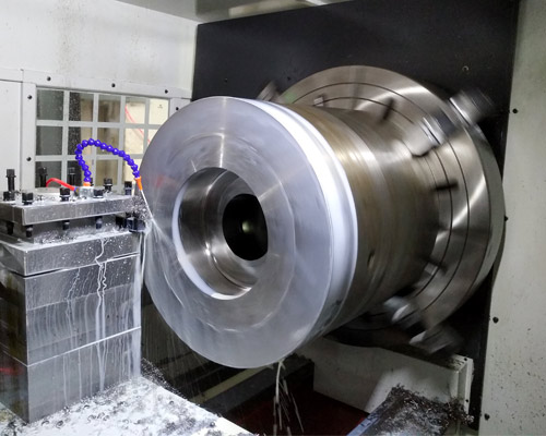 CNC lathe machining of aircraft die parts with diameter of 650mm