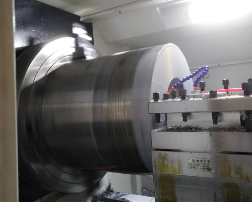 CNC lathe machining of aircraft die parts with diameter of 650mm