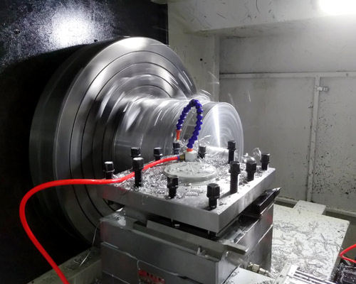 CNC turning of non - standard shaped conical aluminum parts for drawing customization