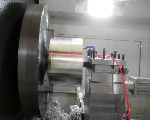 Large diameter aluminum drum groove CNC turning processing custom