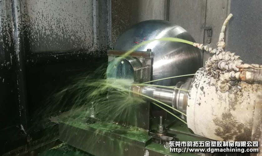 大直径球体模型机械加工