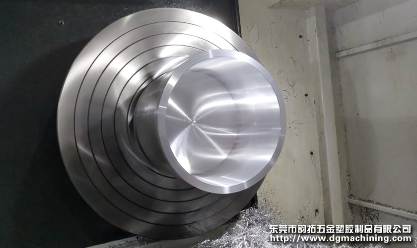 大口径铝件滚筒凹槽CNC车削加工定制 大口径铝件滚筒凹槽CNC车削加工定制